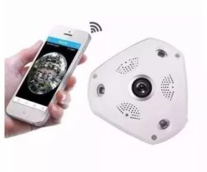 Câmera Panorâmica Segurança 3d Wi-fi 360 VR Cam Infravermelho
